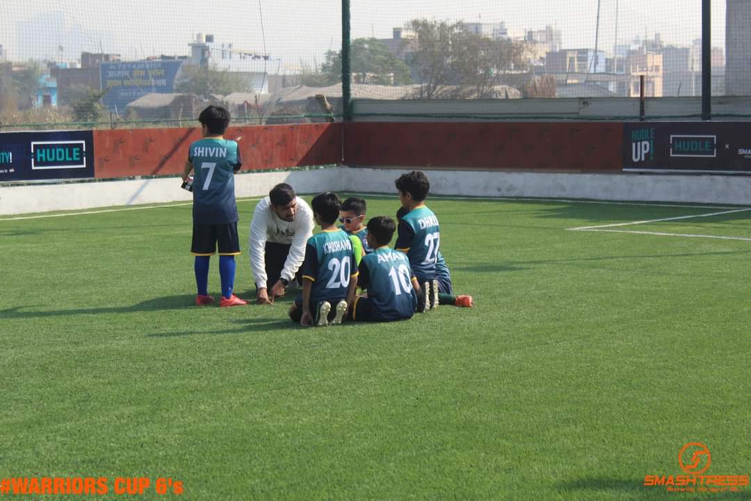 Players during training session